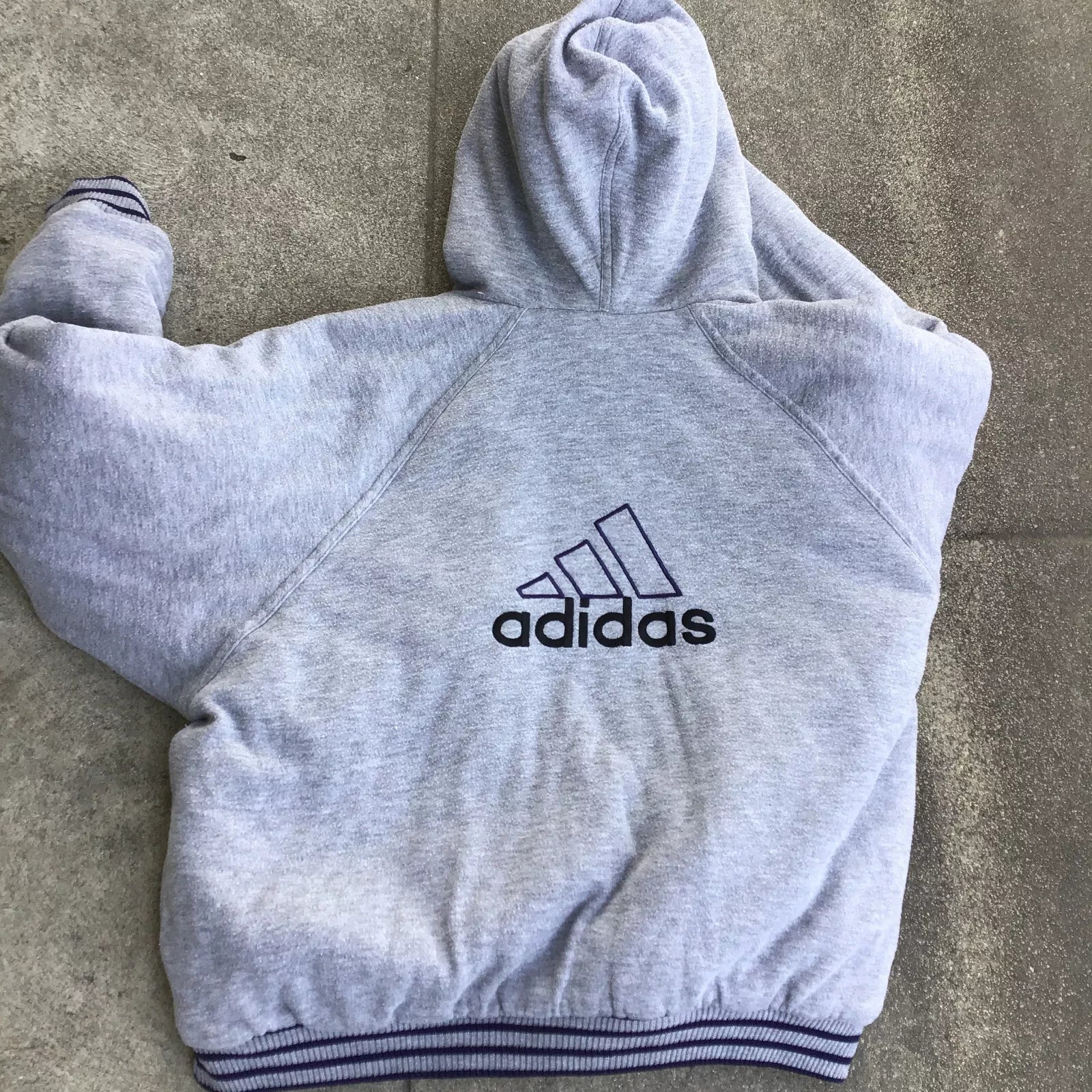 Adidas Vintage Reversible Zip-Up Jacket